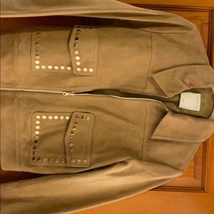 NWT Sandro Suede Jacket Trending For Spring!